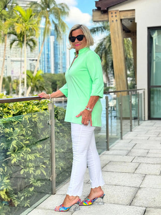 CLEAR LIME TUNIC LULU-B
