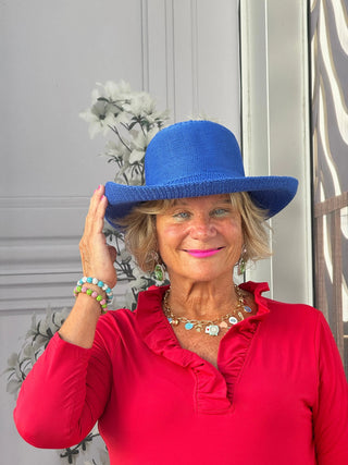 LULU-B CRIMSON RUFFLE TOP LULU-B