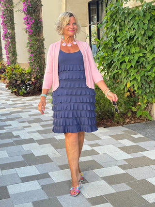 MIAMI NIGHT NAVY CHA CHA RUFFLE LULU-B