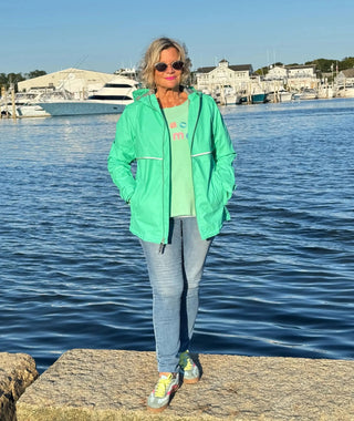 LULU-B MINT BEACH TIME SWEATER LULU-B