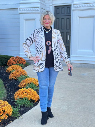 One Size Fierce Panther Print Blazer PREORDER SHIPS OCTOBER 31 Cathys Place