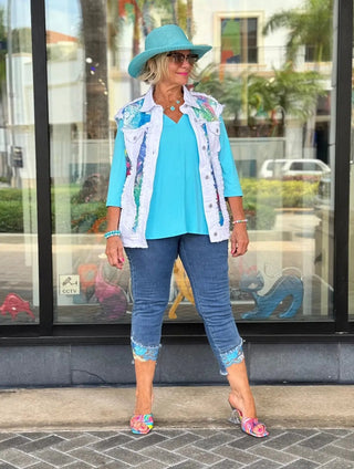 Ethyl Blossom Breeze Vest - Axiom ETHYL JEANS