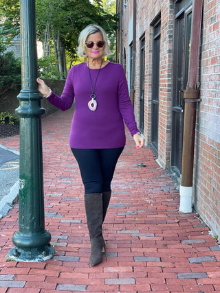 EGGPLANT-PURPLE BASE LAYER LULU-B