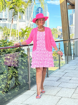 LULU B TROPIC PETALS CHA CHA DRESS LULU-B