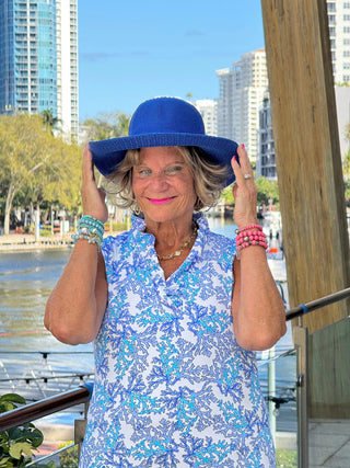 LULU B CORAL BREEZE RUFFLE DRESS LULU-B