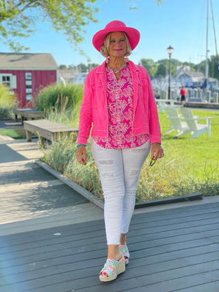 PINK LANE SHORT SLEEVE LULU-B