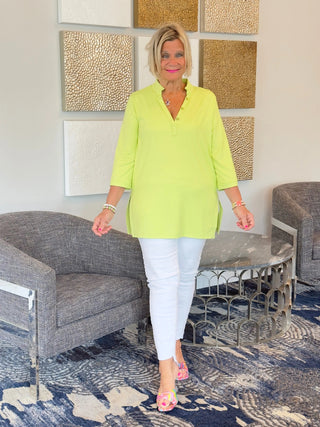 LULU-B LIME TUNIC LULU-B