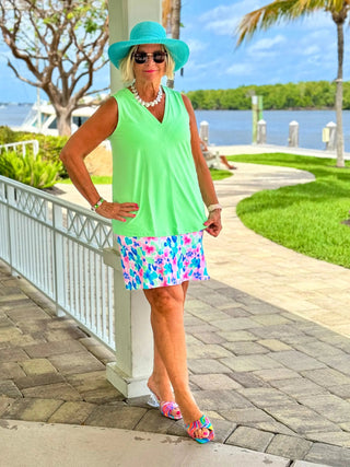 PINK PETALS SKORT LULU-B