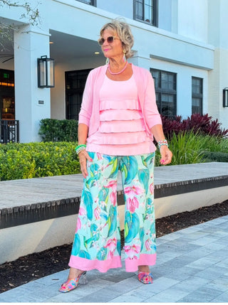 TROPICAL TULIP PALAZZO CATHYS RESORTWEAR