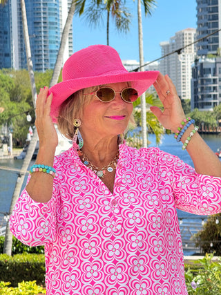 LULU B TROPIC PETALS TUNIC LULU-B