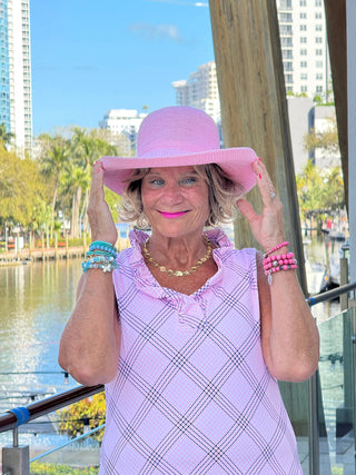 LULU B PINK CHIC RUFFLE DRESS LULU-B