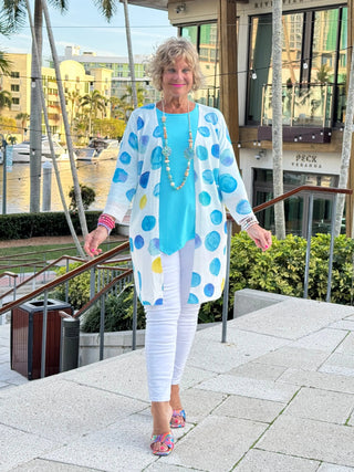 AQUA DOT CARDIGAN ETHYL JEANS