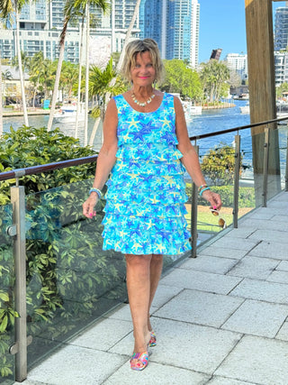 LULU B STARFISH SPLASH CHA CHA DRESS LULU-B