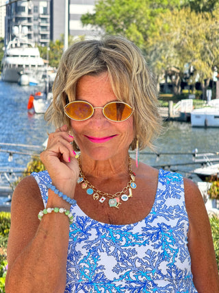 LULU B CORAL BREEZE CHA CHA DRESS LULU-B