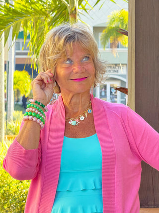 LULU-B PEYTON HOT PINK SHRUG LULU-B