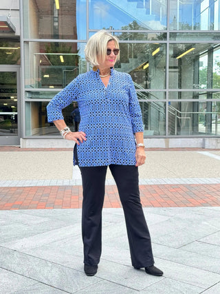 LULU-B SHADES OF BLUE TUNIC LULU-B