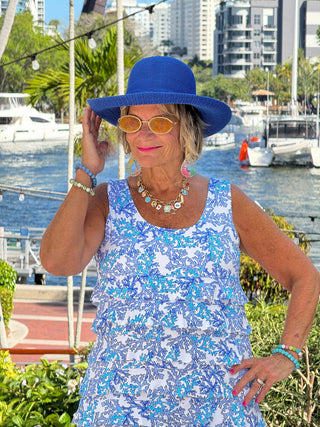 LULU B CORAL BREEZE CHA CHA DRESS LULU-B