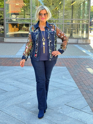 Ethyl The Whimsy Jacket BLUE ETHYL JEANS