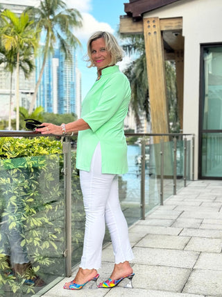 CLEAR LIME TUNIC LULU-B