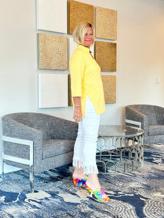 LULU-B YELLOW TUNIC LULU-B