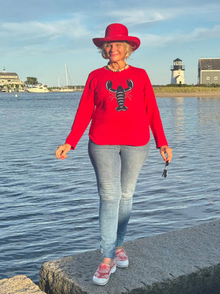 RED LOBSTER SWEATER LULU-B