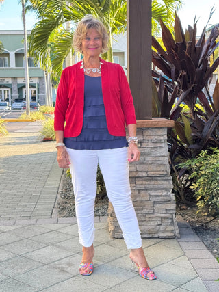 PEYTON RED SHRUG LULU-B