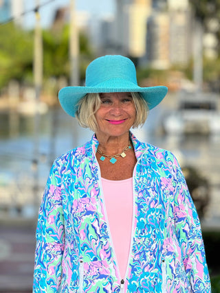 SPLASH OF PINK  FULL ZIPPER LULU-B