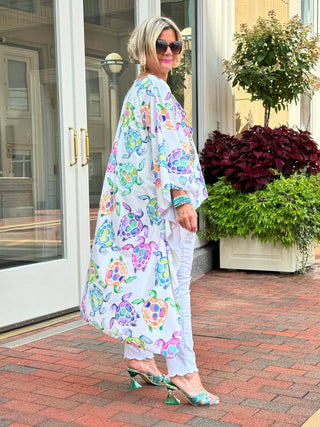 TROPICAL TURTLE TUNIC CATHYS RESORTWEAR