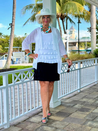 BLACK CHA CHA SKORT LULU-B