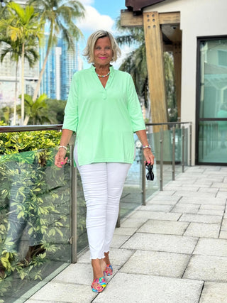 CLEAR LIME TUNIC LULU-B