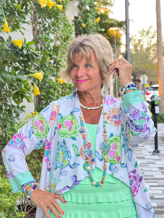TROPICAL TURTLE JACKET CATHYS RESORTWEAR
