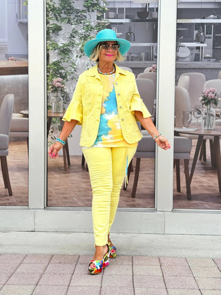 Ethyl The End Yellow Game Pant - Gloss ETHYL JEANS