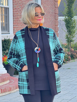 SOUTHERN NIGHTS TEIL POCKET SWEATER Cathys Place