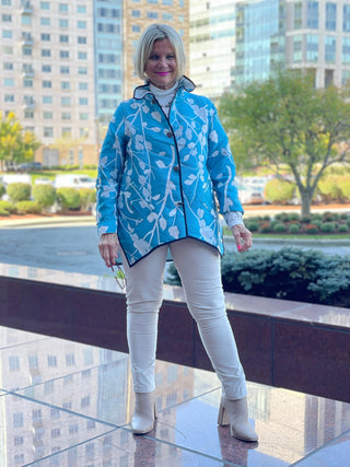 EMERALD SHADES OF FALL REVERSIBLE JACKET I REVERSIBLES