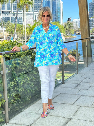 LULU B STARFISH SPLASH TUNIC LULU-B