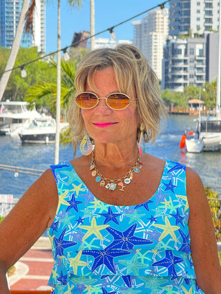 LULU B STARFISH SPLASH CHA CHA DRESS LULU-B