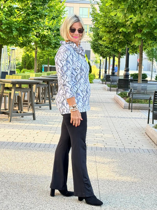 LULU-B WINTER WHITE RUFFLE TOP LULU-B