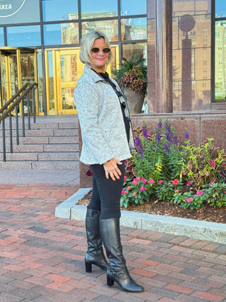 STYLING TWEED FULL ZIPPER JACKET Cathys Place