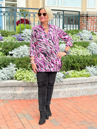 LULU-B SIZZLE PINK TUNIC LULU-B