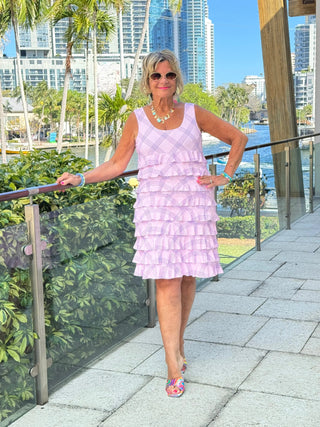 LULU B PINK CHIC CHA CHA DRESS LULU-B