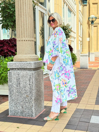 TROPICAL TURTLE TUNIC CATHYS RESORTWEAR