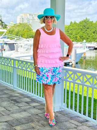 PINK PETALS CHA CHA SKORT LULU-B