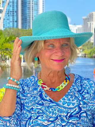 UNDER THE SEA TURTLE ASYMMETRIC TOP LULU-B