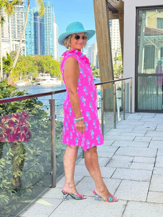 LULU B SEAHORSE BAY RUFFLE DRESS LULU-B