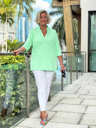 CLEAR LIME TUNIC LULU-B