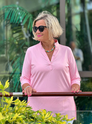 CLEAR PINK TUNIC LULU-B
