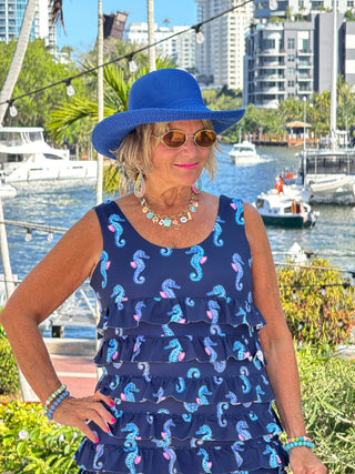 LULU B MIDNIGHT REEF CHA CHA DRESS LULU-B