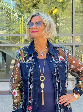 Ethyl The Whimsy Jacket BLUE ETHYL JEANS