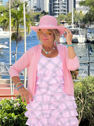 LULU B PINK CHIC CHA CHA DRESS LULU-B