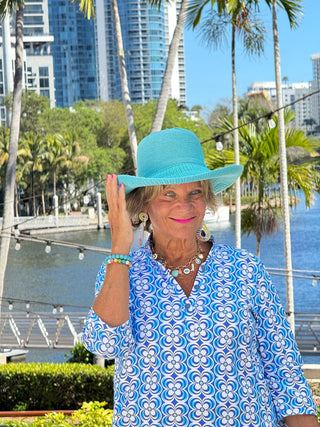 LULU B COASTAL BLOOM TUNIC LULU-B